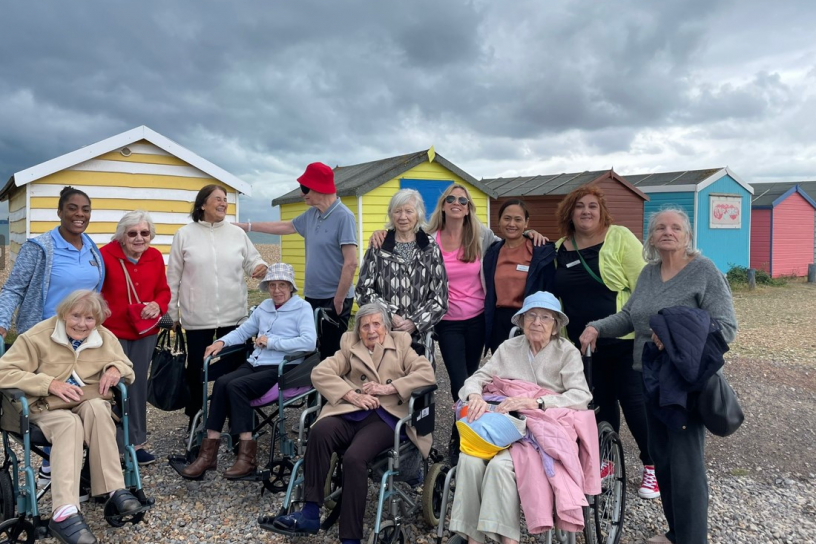 Kingsbury Court's trip to the seaside