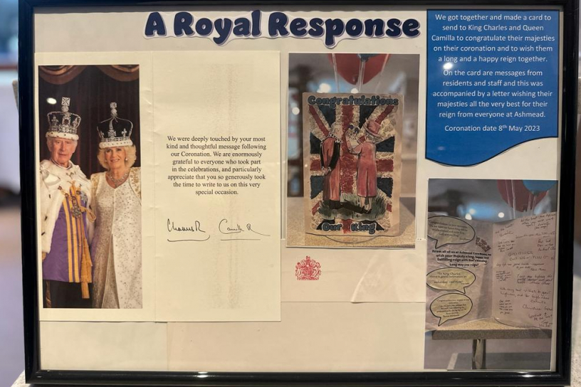 Ashmead's card from the King