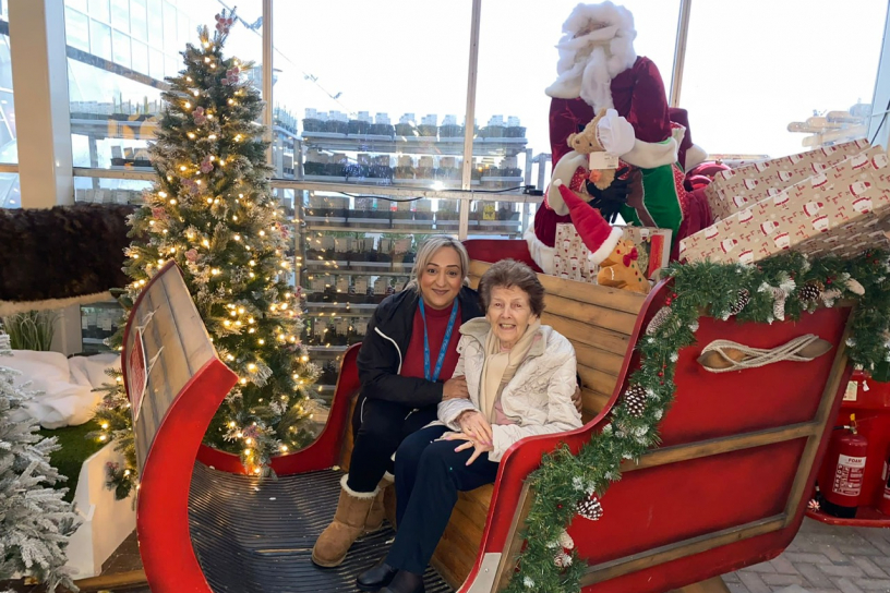 Manorhey Garden centre visit at Christmas