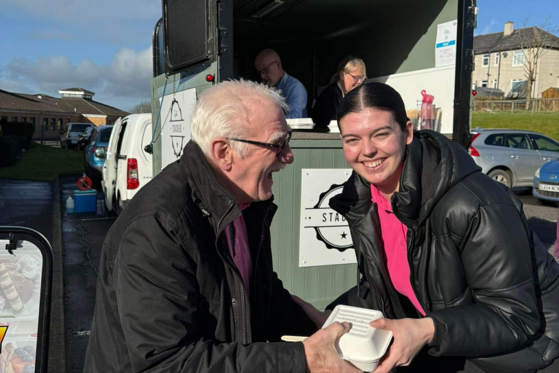 Pancake van at Glennie House 