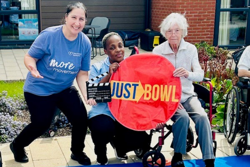 Just bowl game outside at Chartwell