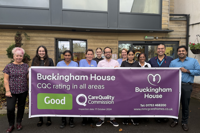 Buckingham House awarded Good by CQC