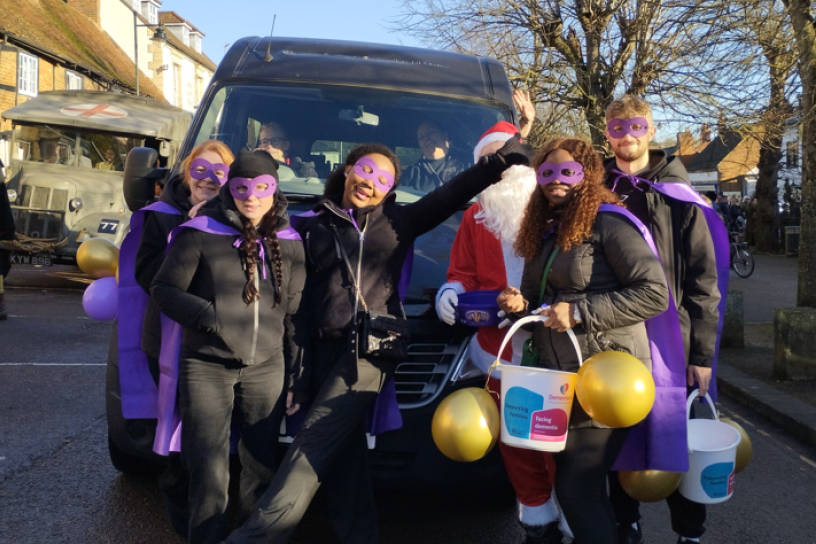 Lace Hill at the Buckingham Christmas Parade