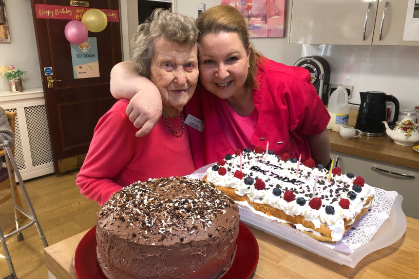 Parkview Celebrating Two 102nd Birthdays