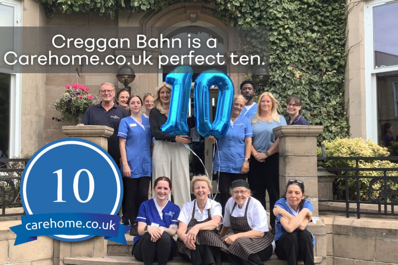 Creggan Bahn Carehome.co.uk Score Ten