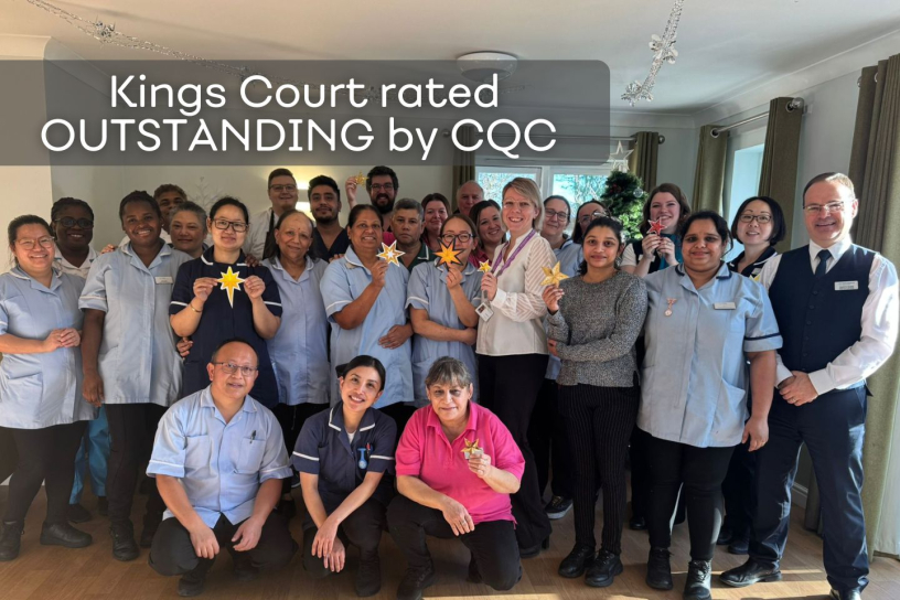 Kings Court Care Home CQC Outstanding