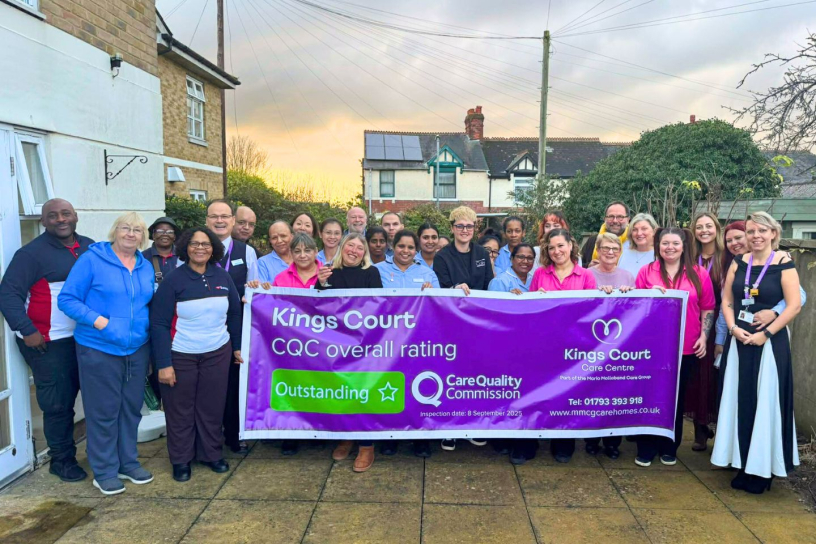 Kings Court Care Home CQC Outstanding