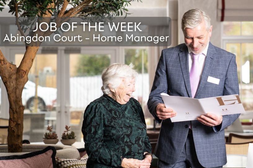 Job of the week - Abingdon Court Home Manager