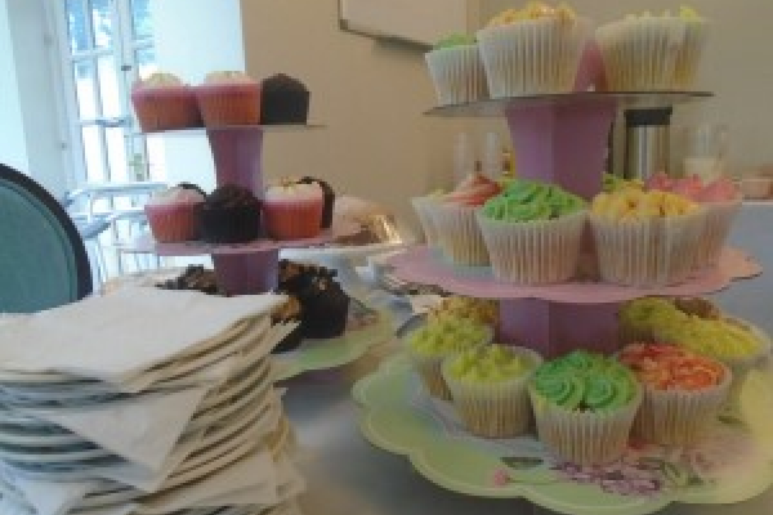 Cakes at Dementia cafe event